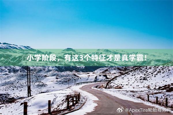 小学阶段,有这3个特征才是真学霸!