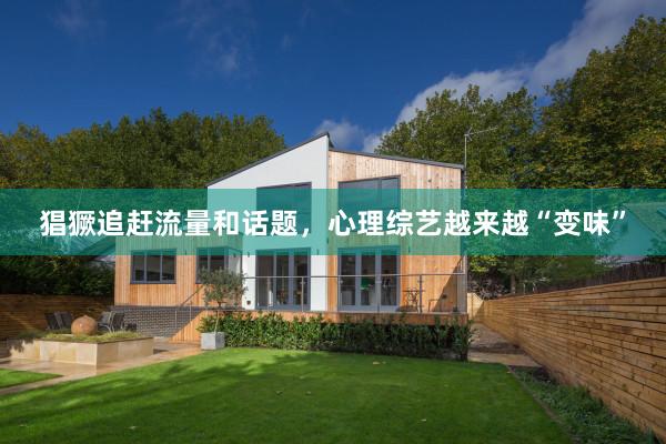 猖獗追赶流量和话题，心理综艺越来越“变味”