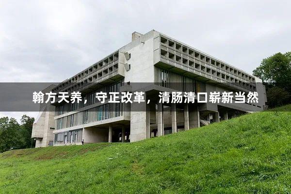 翰方天养，守正改革，清肠清口崭新当然